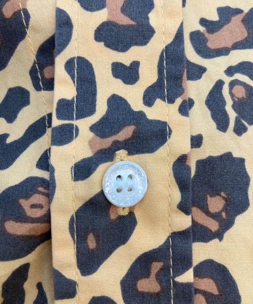 A BATHING APE（アベイシングエイプ）A BATHING APE (ア ベイシング エイプ) レオパード柄シャツ オレンジ サイズ:Lの古着・服飾アイテム