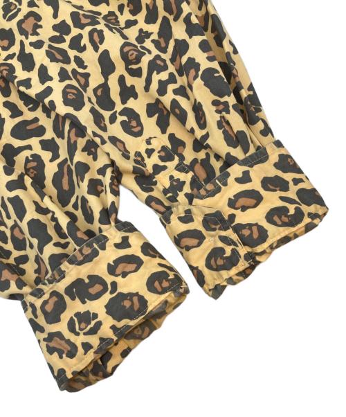 A BATHING APE（アベイシングエイプ）A BATHING APE (ア ベイシング エイプ) レオパード柄シャツ オレンジ サイズ:Lの古着・服飾アイテム