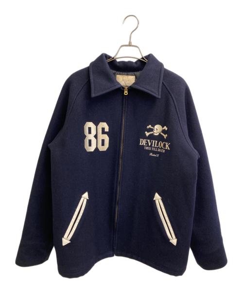 DEVILOCK（デヴィロック）DEVILOCK (デヴィロック) ウールジャケット ネイビー サイズ:Lの古着・服飾アイテム