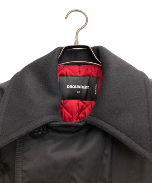 DSQUARED2（ディースクエアード）DSQUARED2 (ディースクエアード) ナイロンコート ブラック サイズ:46の古着・服飾アイテム