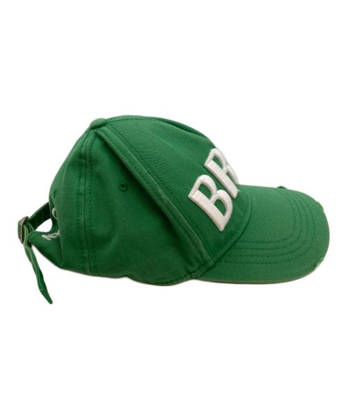 DSQUARED2（ディースクエアード）DSQUARED2 (ディースクエアード) BROSロゴキャップ グリーン サイズ:-の古着・服飾アイテム