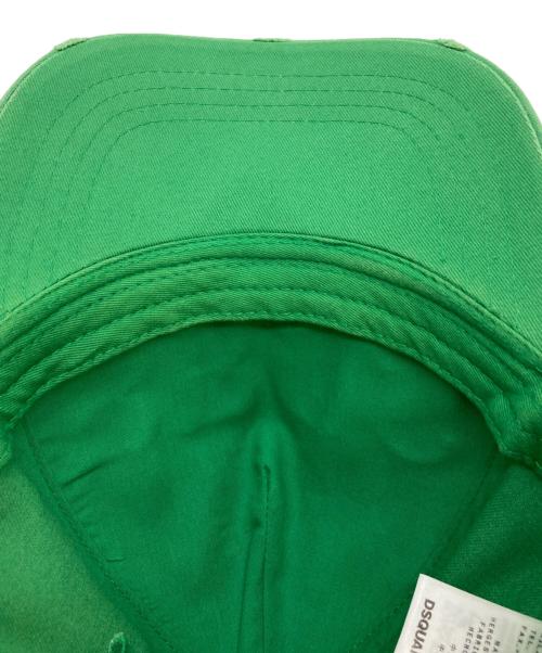 DSQUARED2（ディースクエアード）DSQUARED2 (ディースクエアード) BROSロゴキャップ グリーン サイズ:-の古着・服飾アイテム