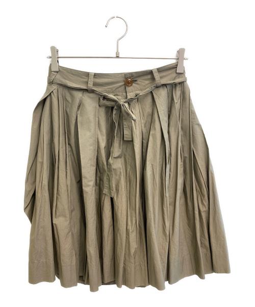 Vivienne Westwood RED LABEL（ヴィヴィアンウエストウッドレッドレーベル）Vivienne Westwood RED LABEL (ヴィヴィアンウエストウッドレッドレーベル) バルーン ギャザー スカート ブラウン サイズ:1の古着・服飾アイテム