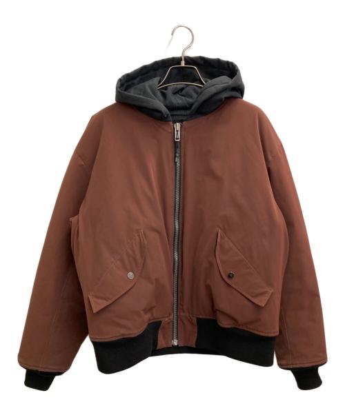 vainl archive（ヴァイナルアーカイブ）VAINL ARCHIVE (ヴァイナルアーカイブ) MP-Hoody ブラウン サイズ:Mの古着・服飾アイテム