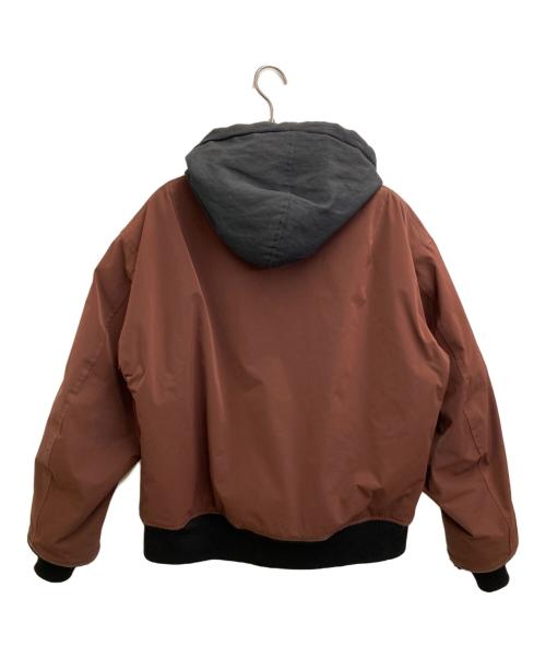 vainl archive（ヴァイナルアーカイブ）VAINL ARCHIVE (ヴァイナルアーカイブ) MP-Hoody ブラウン サイズ:Mの古着・服飾アイテム