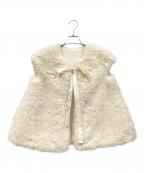 BIRTHDAY BASHバースデーバッシュ）の古着「リボンファーベスト」｜ホワイト