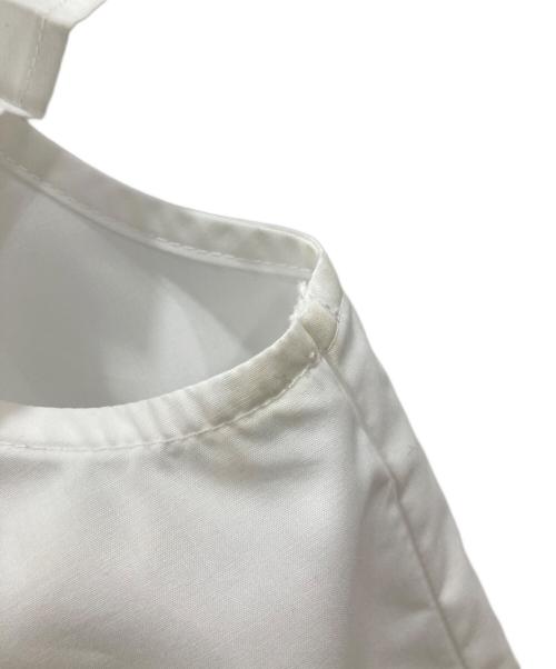 machatt（マチャット）machatt (マチャット) プリーツカラーブラウス ホワイト サイズ:1の古着・服飾アイテム