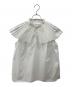 machatt（マチャット）の古着「プリーツカラーブラウス」｜ホワイト