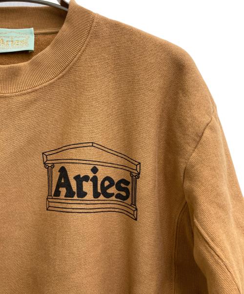 ARIES（アリーズ）ARIES (アリーズ) PREMIUM TEMPLE SWEATSHIRT ブラウン サイズ:XSの古着・服飾アイテム