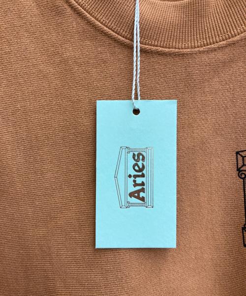 ARIES（アリーズ）ARIES (アリーズ) PREMIUM TEMPLE SWEATSHIRT ブラウン サイズ:XSの古着・服飾アイテム