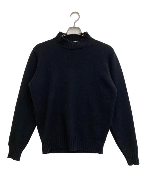 s.moritz（s.moritz）s.moritz (s.moritz) カシミヤ混ニット ブラック サイズ:46の古着・服飾アイテム