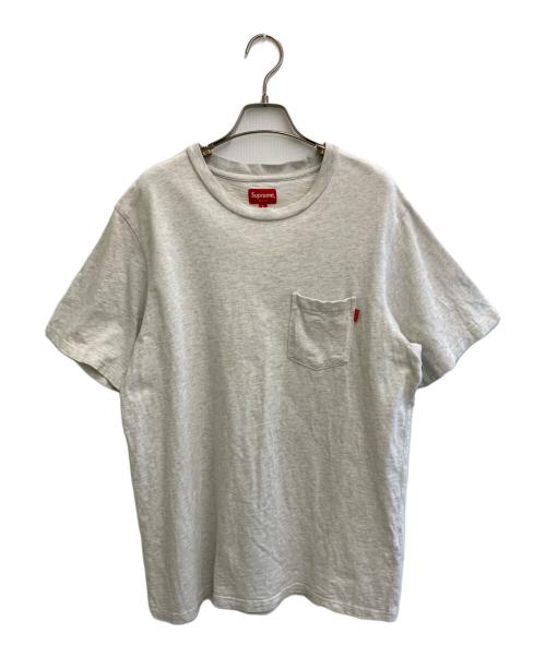 SUPREME（シュプリーム）SUPREME (シュプリーム) ポケットTシャツ グレー サイズ:Ｌの古着・服飾アイテム