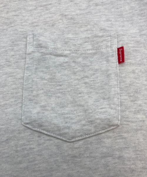SUPREME（シュプリーム）SUPREME (シュプリーム) ポケットTシャツ グレー サイズ:Ｌの古着・服飾アイテム