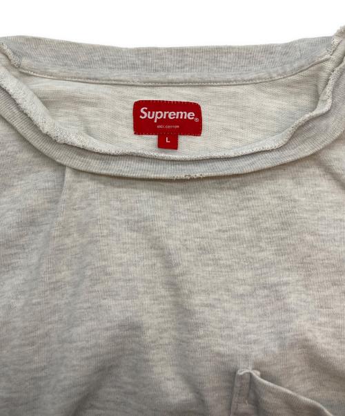SUPREME（シュプリーム）SUPREME (シュプリーム) ポケットTシャツ グレー サイズ:Ｌの古着・服飾アイテム