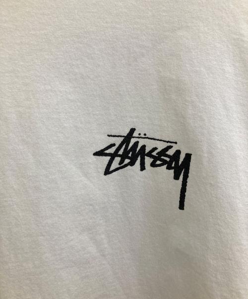 stussy（ステューシー）stussy (ステューシー) プリントTシャツ ホワイト サイズ:Ｌの古着・服飾アイテム