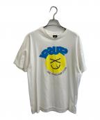 stussyステューシー）の古着「プリントTシャツ」｜ホワイト