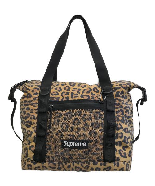 SUPREME（シュプリーム）SUPREME (シュプリーム) Leopard Zip Tote Bag ブラウンの古着・服飾アイテム