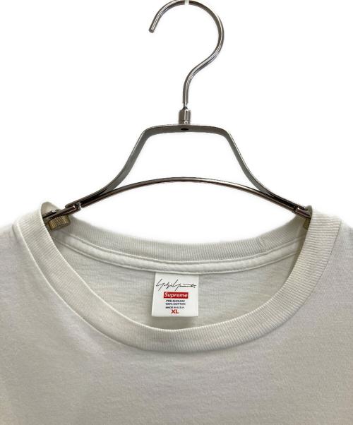 SUPREME（シュプリーム）Supreme (シュプリーム) YOHJI YAMAMOTO (ヨウジヤマモト) Logo Tee ホワイト サイズ:XLの古着・服飾アイテム
