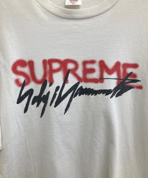SUPREME（シュプリーム）Supreme (シュプリーム) YOHJI YAMAMOTO (ヨウジヤマモト) Logo Tee ホワイト サイズ:XLの古着・服飾アイテム