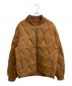 BROOKS BROTHERSブルックスブラザーズ）の古着「キルティングボマージャケット」｜ブラウン