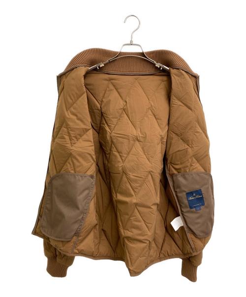 BROOKS BROTHERS（ブルックスブラザーズ）BROOKS BROTHERS (ブルックスブラザーズ) キルティングボマージャケット ブラウン サイズ:Lの古着・服飾アイテム