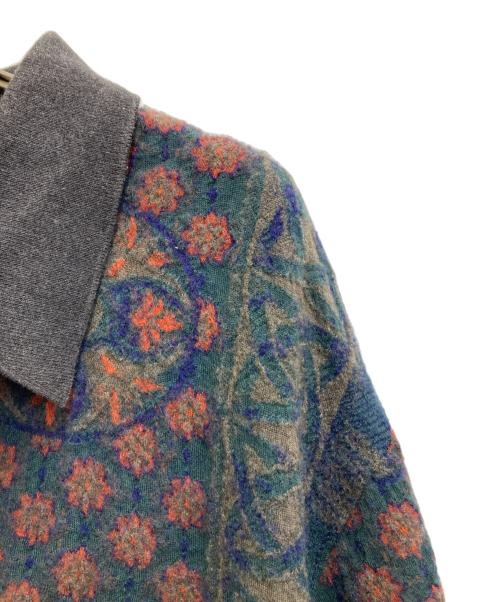 BRU NA BOINNE（ブルーナボイン）BRU NA BOINNE (ブルーナボイン) リヤンビッグポロ オリーブ サイズ:Mの古着・服飾アイテム