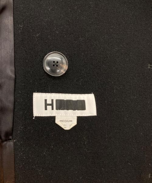 H BEAUTY&YOUTH（エイチ ビューティー&ユース）H BEAUTY&YOUTH (エイチ ビューティー&ユース) W/CASHMERE MLTN P-COAT ブラック サイズ:Mの古着・服飾アイテム