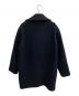 H BEAUTY&YOUTH (エイチ ビューティー&ユース) W/CASHMERE MLTN P-COAT ブラック サイズ:M：15000円