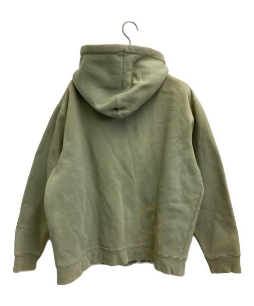 stussy（ステューシー）stussy (ステューシー) ジップパーカー グリーン サイズ:Lの古着・服飾アイテム