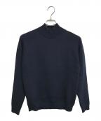 Zanoneザノーネ）の古着「5ゲージモックネックニット」｜ネイビー