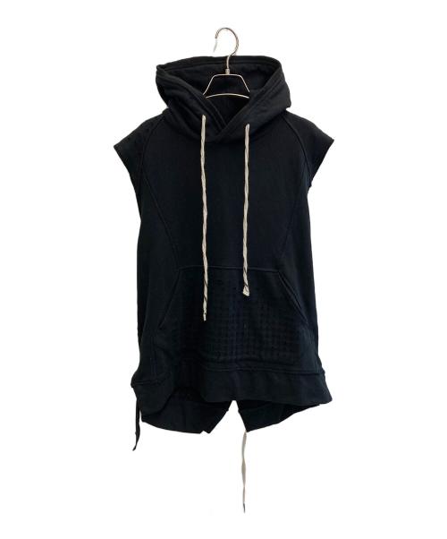 KMRII（ケムリ）KMRII (ケムリ) ノースリーブパーカー ブラック サイズ:Freeの古着・服飾アイテム