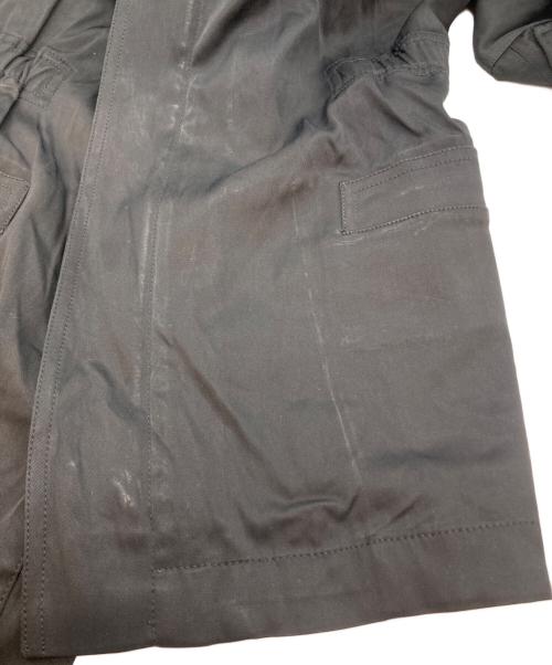 GIANNI VERSACE（ジャンニ・ヴェルサーチ）GIANNI VERSACE (ジャンニ・ヴェルサーチ) ノーカラーコート ブラック サイズ:-の古着・服飾アイテム