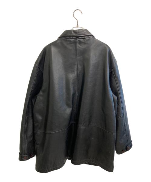 Timberland（ティンバーランド）Timberland (ティンバーランド) レザーコート ブラック サイズ:XXLの古着・服飾アイテム