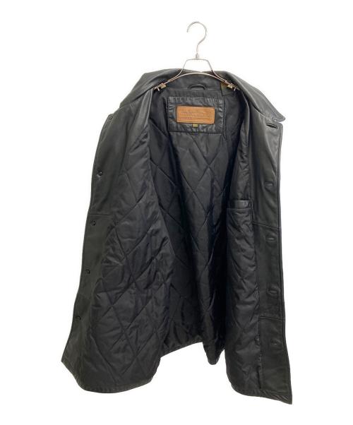 Timberland（ティンバーランド）Timberland (ティンバーランド) レザーコート ブラック サイズ:XXLの古着・服飾アイテム