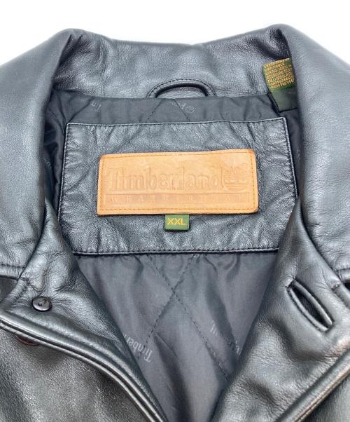 Timberland（ティンバーランド）Timberland (ティンバーランド) レザーコート ブラック サイズ:XXLの古着・服飾アイテム
