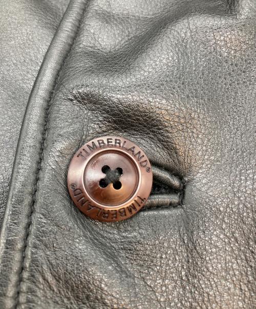 Timberland（ティンバーランド）Timberland (ティンバーランド) レザーコート ブラック サイズ:XXLの古着・服飾アイテム