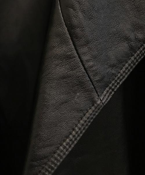 GIANNI VERSACE（ジャンニ・ヴェルサーチ）GIANNI VERSACE (ジャンニ・ヴェルサーチ) レザーコート ブラック サイズ:XXXLの古着・服飾アイテム