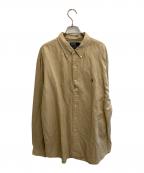 POLO RALPH LAURENポロ・ラルフローレン）の古着「シルクリネンシャツ」｜ベージュ