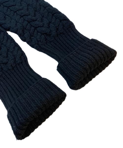 RALPH LAUREN（ラルフローレン）RALPH LAUREN (ラルフローレン) ジップアップニット ブラック サイズ:SIZE XXLの古着・服飾アイテム