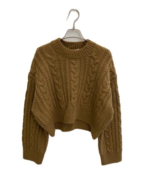 CECILIE BAHNSEN（セシリーバンセン）Cecilie Bahnsen (セシリーバンセン) VIBEKE JUMPER セーター ブラウン サイズ:M 未使用品の古着・服飾アイテム