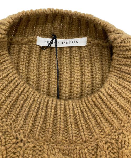 CECILIE BAHNSEN（セシリーバンセン）Cecilie Bahnsen (セシリーバンセン) VIBEKE JUMPER セーター ブラウン サイズ:M 未使用品の古着・服飾アイテム
