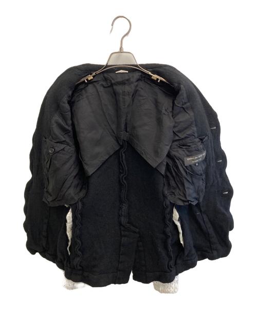 COMME des GARCONS HOMME PLUS（コムデギャルソンオムプリュス）COMME des GARCONS HOMME PLUS (コムデギャルソンオムプリュス) ニットスリーブブレザー ブラック サイズ:XSの古着・服飾アイテム