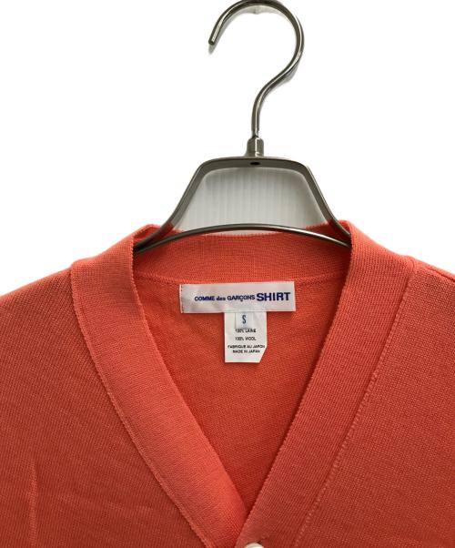 COMME des GARCONS SHIRT（コムデギャルソンシャツ）COMME des GARCONS SHIRT (コムデギャルソンシャツ) アシンメトリーニットベスト ピンク サイズ:Sの古着・服飾アイテム