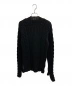 JUNYA WATANABEジュンヤワタナベ）の古着「ニットパーカー」｜ブラック