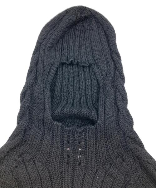 JUNYA WATANABE（ジュンヤワタナベ）JUNYA WATANABE (ジュンヤワタナベ) ニットパーカー ブラック サイズ:Mの古着・服飾アイテム