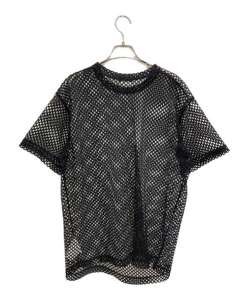 COMME des GARCONS HOMME PLUS（コムデギャルソンオムプリュス）COMME des GARCONS HOMME PLUS (コムデギャルソンオムプリュス) メッシュTシャツ ブラック サイズ:Sの古着・服飾アイテム