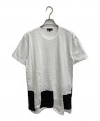 COMME des GARCONS HOMME PLUSコムデギャルソンオムプリュス）の古着「再構築Tシャツ」｜ホワイト