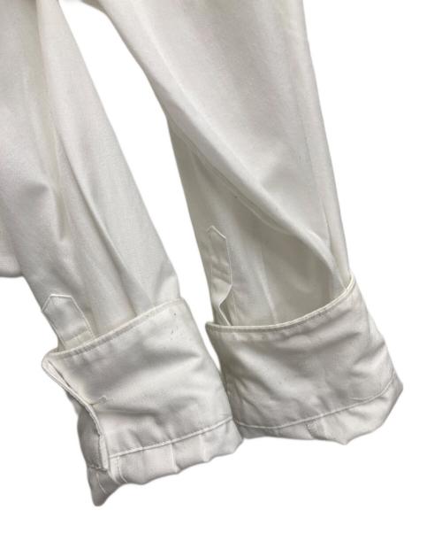 COMME des GARCONS HOMME PLUS（コムデギャルソンオムプリュス）COMME des GARCONS HOMME PLUS (コムデギャルソンオムプリュス) 変形シャツ ホワイト サイズ:XSの古着・服飾アイテム