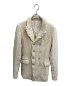COMME des GARCONS HOMME PLUSコムデギャルソンオムプリュス）の古着「ウール縮絨ジャケット」｜アイボリー