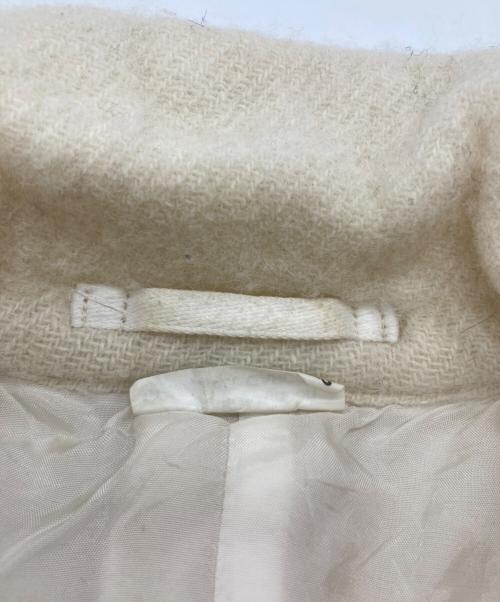 COMME des GARCONS HOMME PLUS（コムデギャルソンオムプリュス）COMME des GARCONS HOMME PLUS (コムデギャルソンオムプリュス) ウール縮絨ジャケット アイボリー サイズ:XSの古着・服飾アイテム